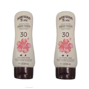 2-Pack Hawaiian Tropic Sheer Touch SPF 30 Sun Screen Lotion 8 oz Cruelty Free